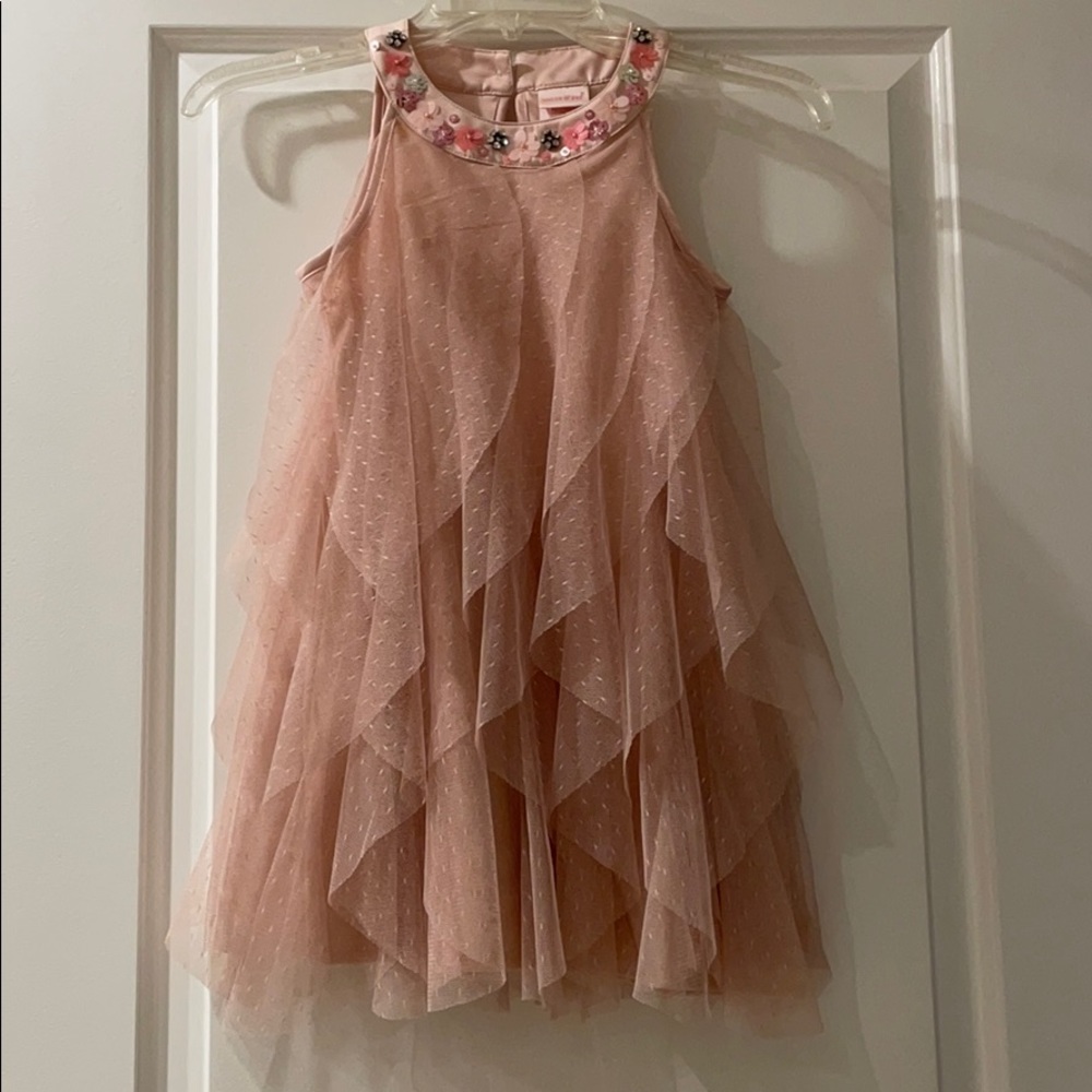 Maggie & Zoe Girl’s Pink/Blush Tulle Dress Size 5